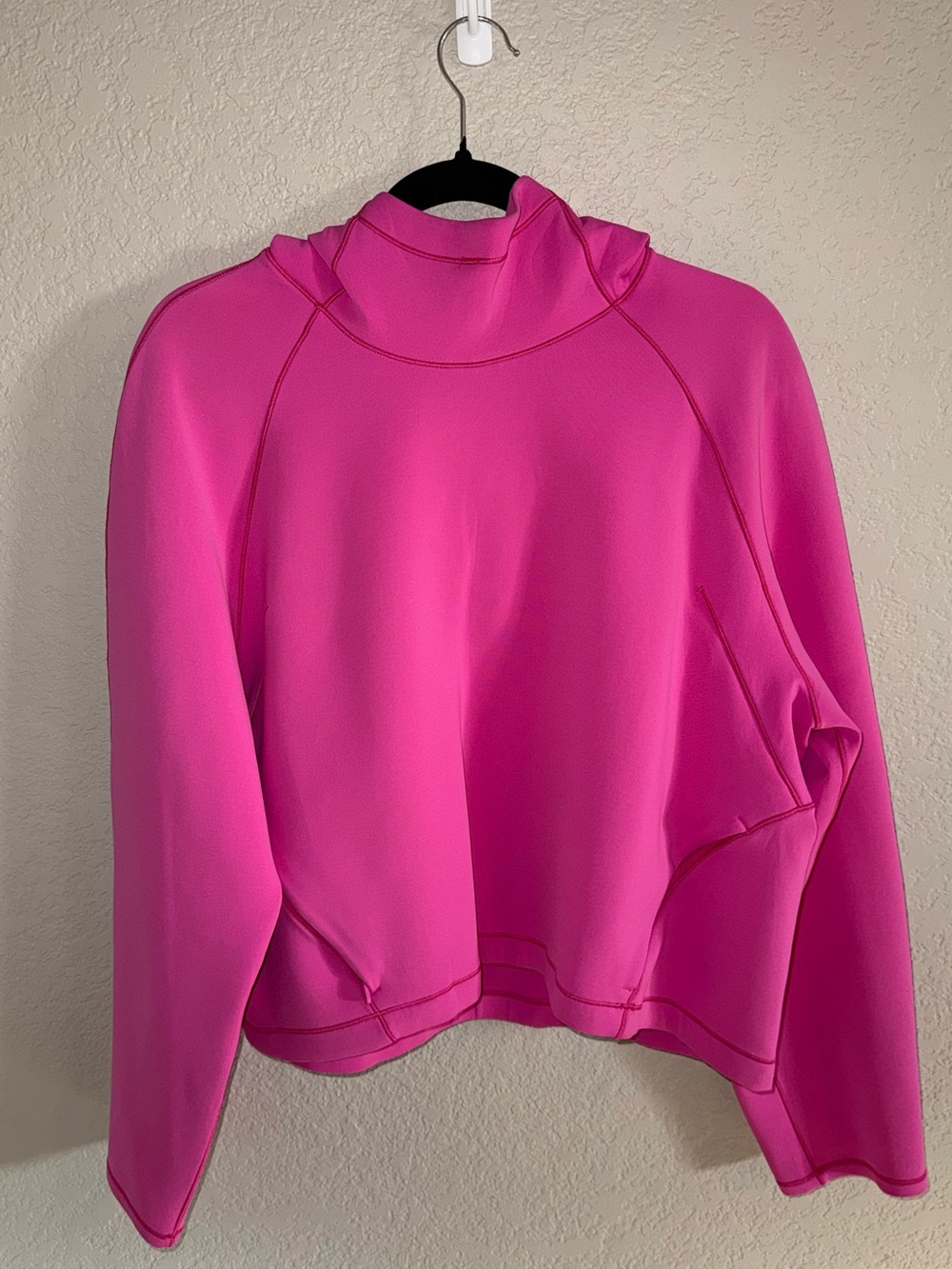Lululemon AirWrap Pullover Hoodie - Size 12 - EUC - Sonic Pink